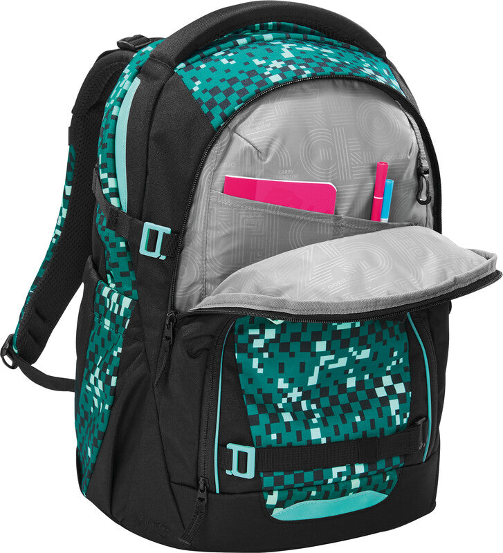 Coocazoo Rucksack Mate – Pixel Blox – 30,0 × 46,0 × 23,0 cm – recycelte Materialien