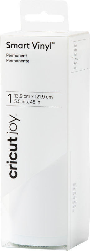 Cricut Matte Vinylfolie – Weiss – 13,9 × 121,9 cm – für JOY Schneideplotter