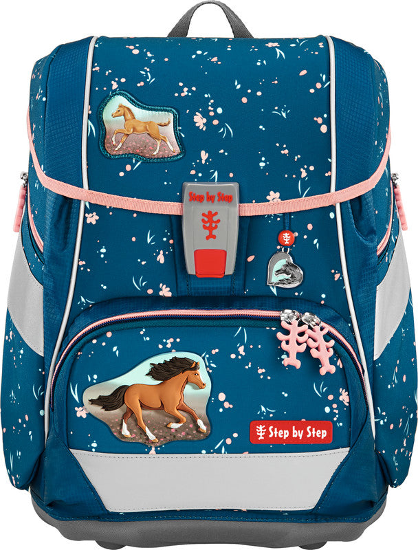 Step by Step Schulrucksack-Set 2in1 Plus – 6-teilig – Wild Horse Ronja