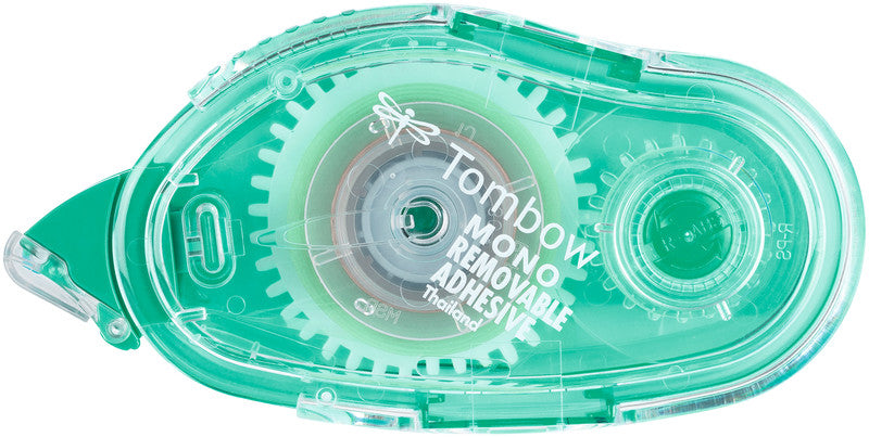 Tombow Kleberoller – wiederablösbar, transparent, lösemittelfrei, nachfüllbar, für Papier, Karton, Fotos