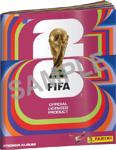 Panini Fussball-WM 2026 Stickeralbum – 112 Seiten – Platz für 980 Sticker – mehrfarbig