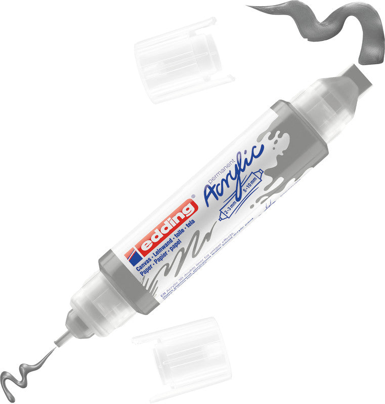 Edding Permanentmarker für dunkles Papier – Silber
