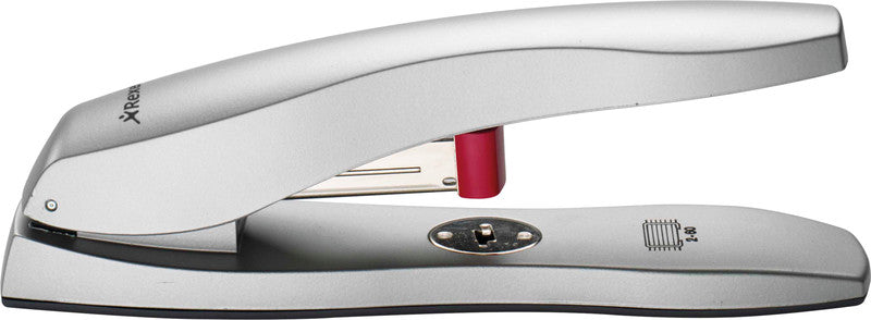 Rexel Odyssey – Blockhefter, 60 Blatt, Oberlademechanik, Einlegetiefe 65 mm, Silber