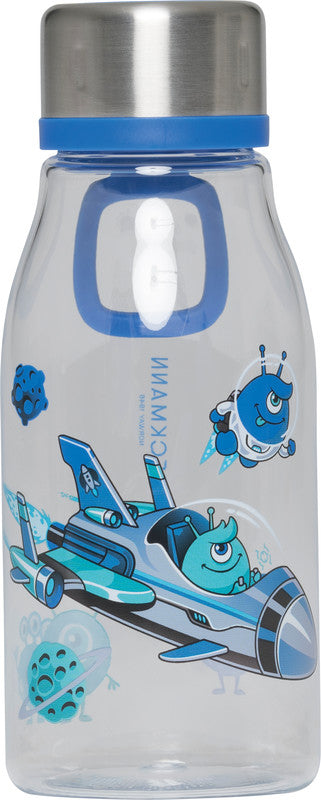 Beckmann Trinkflasche Classic – 4 dl – Kunststoff (Tritan), Schraubverschluss, auslaufsicher – Galaxy
