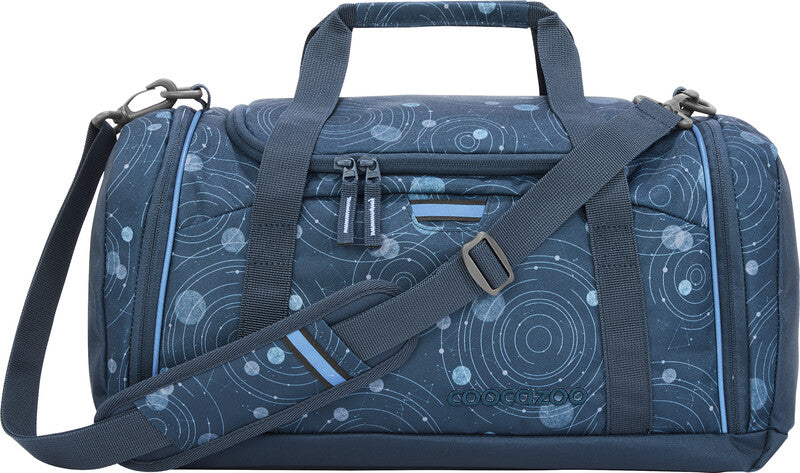 Coocazoo Sporttasche – 20 l, Motiv Blue Orbit, mit Schultergurt, wasserabweisend, 40 × 24 × 23 cm