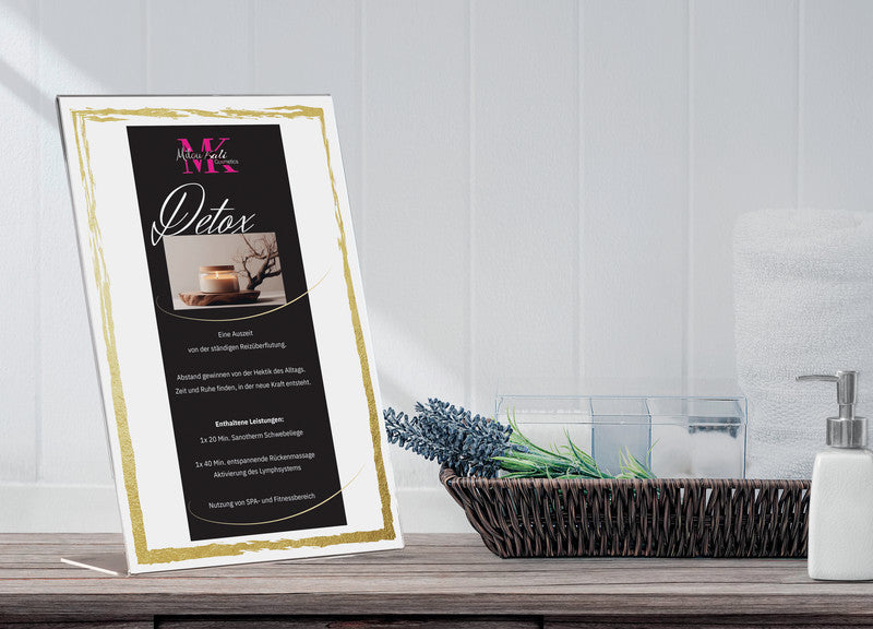 Sigel Designpapier Golden Frame – A4, 200 g/m², 50 Blatt