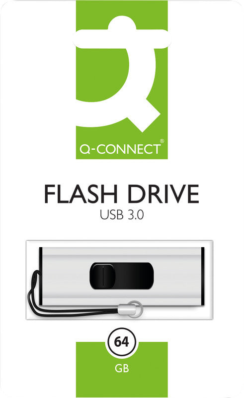Q-CONNECT USB-Stick – 64 GB, USB 3.0, wiederbeschreibbar