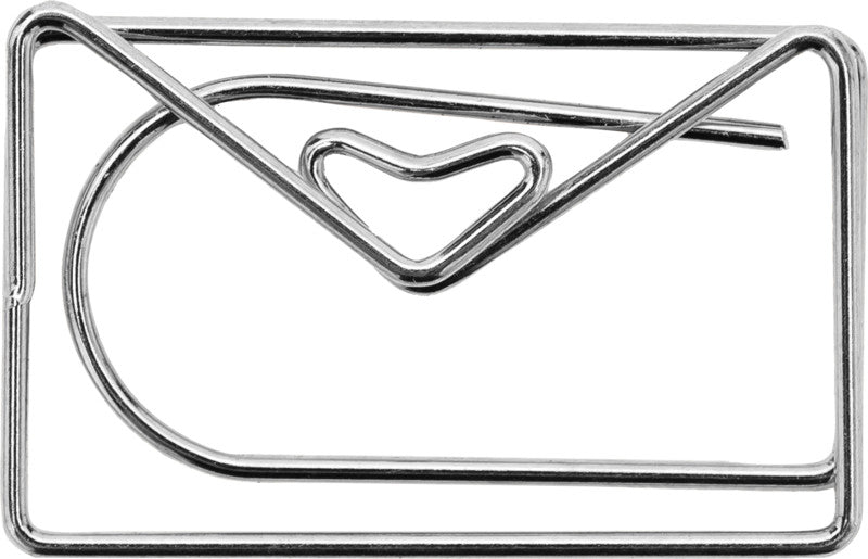 Walther Büroklammern – Pimp 'N Create – 30 × 18,5 mm – Metall – Silber – 6 Stück