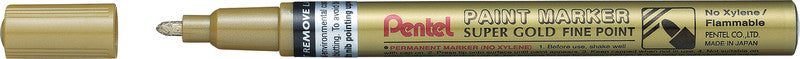 Pentel MSP10 Paint Marker – Rundspitze 2,9 mm – Gold – 12er-Pack