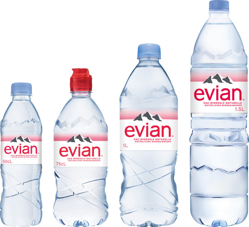 Evian Mineralwasser – ohne Kohlensäure, rPET