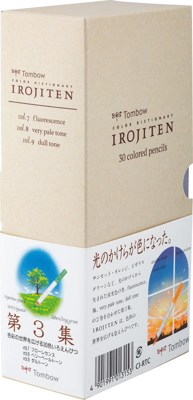 Tombow IROJITEN Buntstifte Seascape – rund, Minen-Ø 2,0 mm, 30 Farben