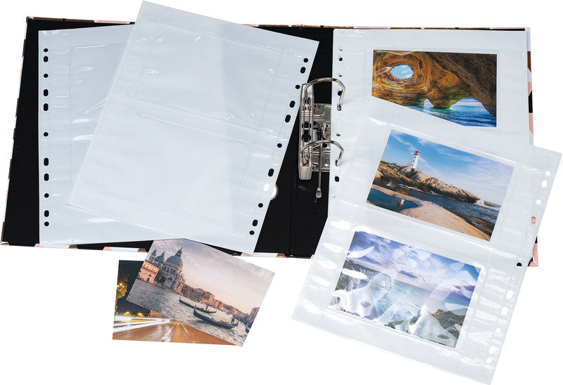 HERMA Sichtmappe 10 × 15 cm – 40 Hüllen, Transparent, Polypropylen, Glänzend, 10er-Pack