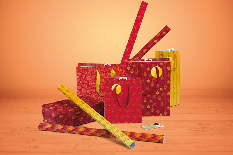 Clairefontaine Scintillant beschichtetes Geschenkpapier – 70 cm × 2 m – 80 g/m² – Weihnachten