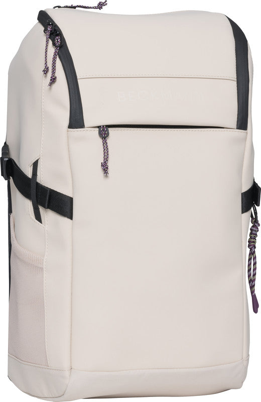 Beckmann Street FLX – Notebook-Rucksack – für 16"-Notebook, 28–33 l, rPET, creme