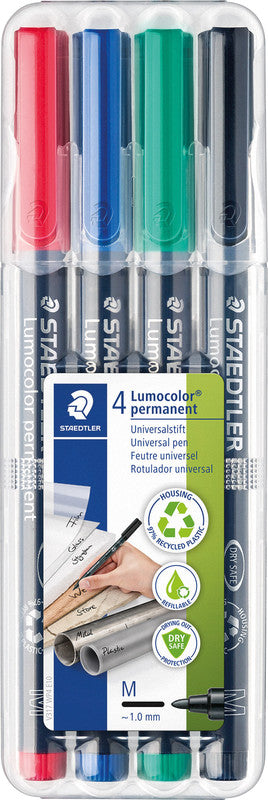 Staedtler Permanent Marker – sortiert, 4er Set