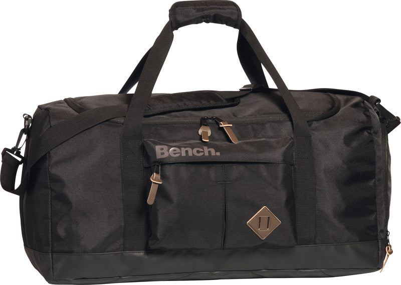 Bench Sporttasche Terra – 45 l, schwarz, mit Schultergurt, wasserabweisend, 60 × 31 × 28 cm