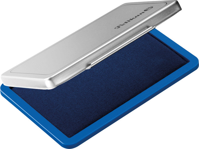 Pelikan Stempelkissen – getränkt, Metall, 110 × 70 mm, Blau