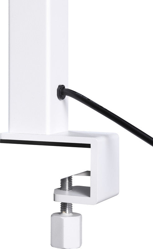 Hansa LED Tischleuchte Saphir – Klemmfuss, Touch-Dimmer, Bewegungssensor – 4000 K – 8'000 lm 80 W – Weiss