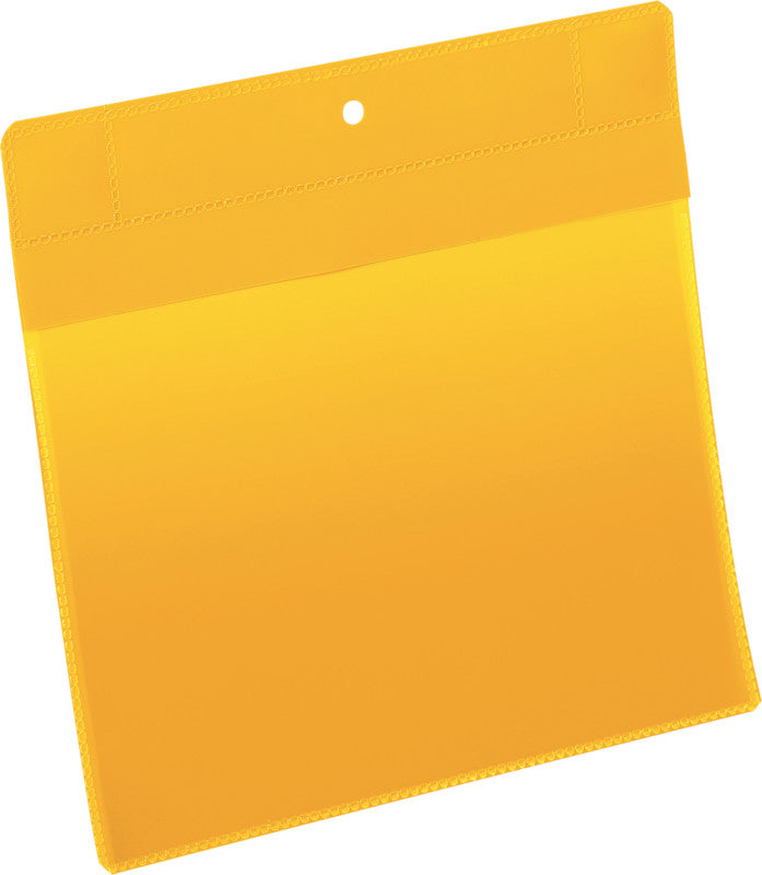 Durable Magnetische Kennzeichnungstasche – A5 quer – Gelb – 10er-Pack