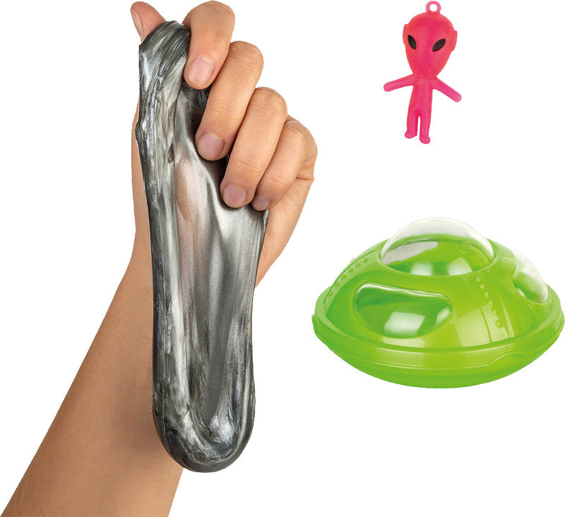 Trendhaus Schleim Alien, Ufo – 75 g, 7,5 × 4 × 7,5 cm