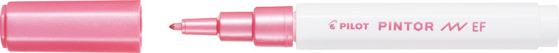 Pilot Pigmentmarker Pintor – Rundspitze 0,5-0,7 mm – Sortiert – 6er-Set – Für dunkle Oberflächen geeignet