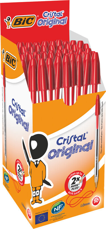 BIC Kugelschreiber – Transparent, Kunststoff