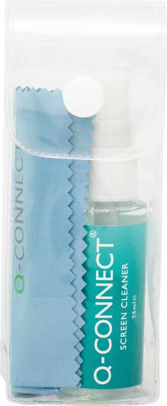 Q-CONNECT Reinigungsset – 25 ml, für Bildschirme