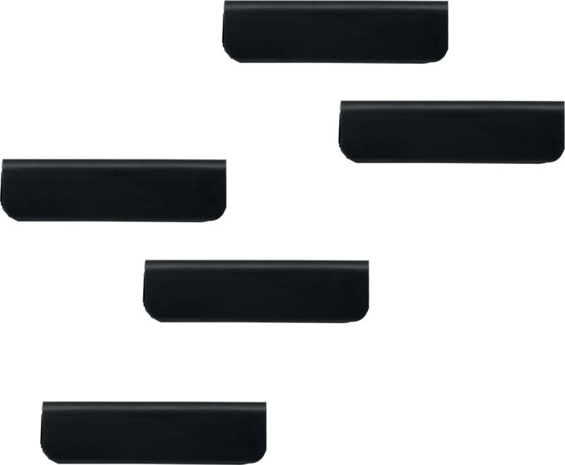 Durable Durafix Magnetclip – 60 × 17 mm, schwarz, selbstklebend, wiederablösbar, magnetisch, 5er-Pack