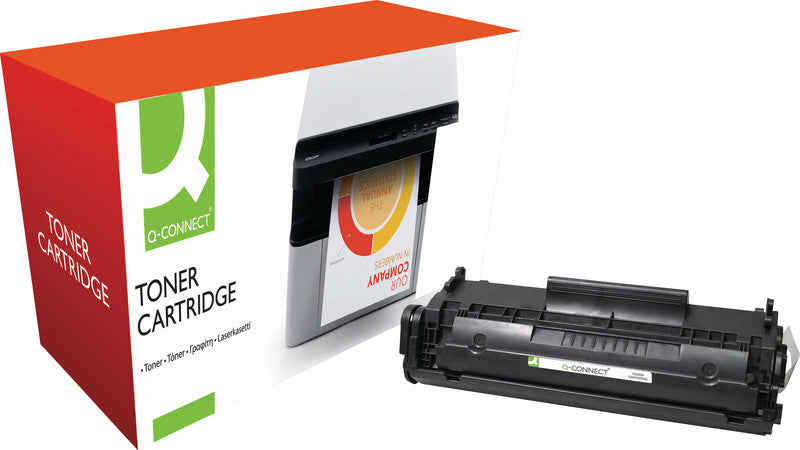 Q-Connect – Toner FX-10 – schwarz, 2000 Seiten – für Mono-Laserdrucker/Multifunktionsgeräte