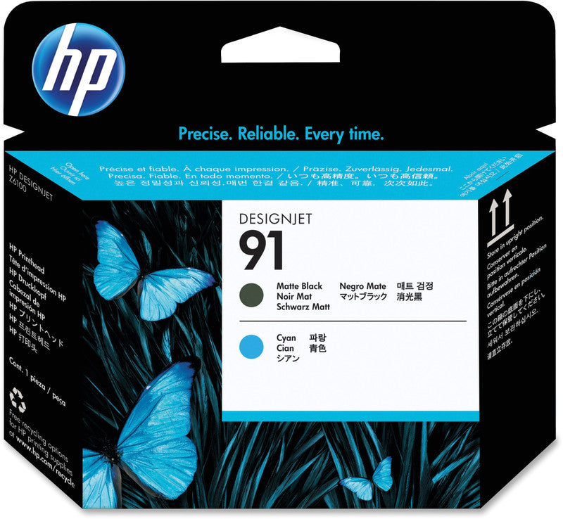 HP Druckkopf Nr. 91 – Schwarz/Cyan, 24 ml
