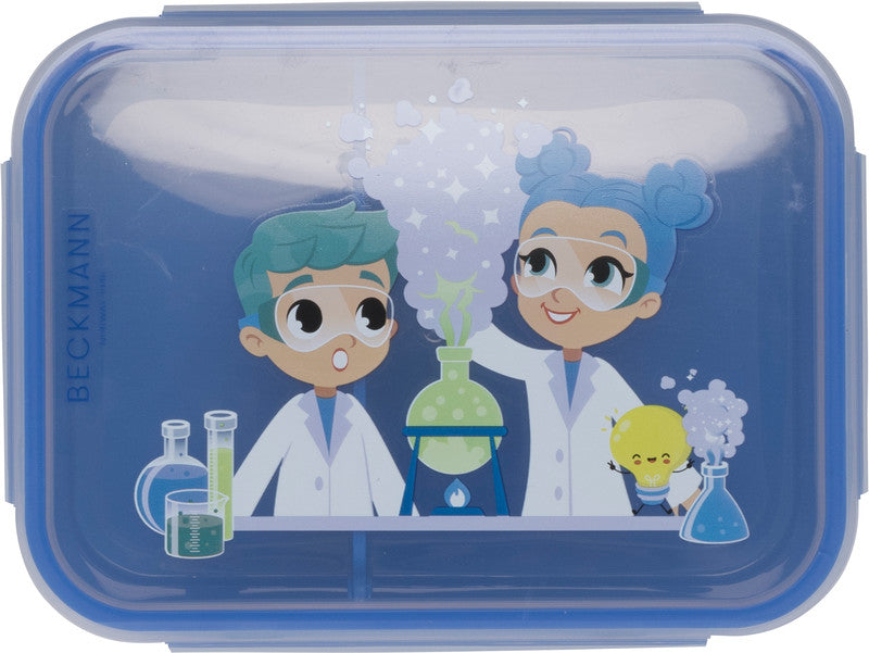 Beckmann Lunchbox Classic – 1,7 l – auslaufsicher, mit Innenteiler – PP – mehrfarbig – 18,7 × 14 × 7 cm