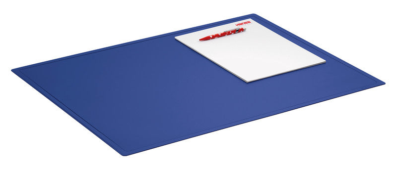 Hansa Schreibunterlage – Blau – 650 × 500 mm – Kunststoff, rutschfest