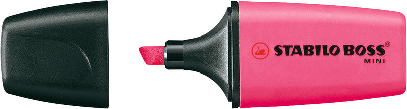 STABILO BOSS Textmarker Mini Set 3 Farben – Keilspitze, 2–5 mm