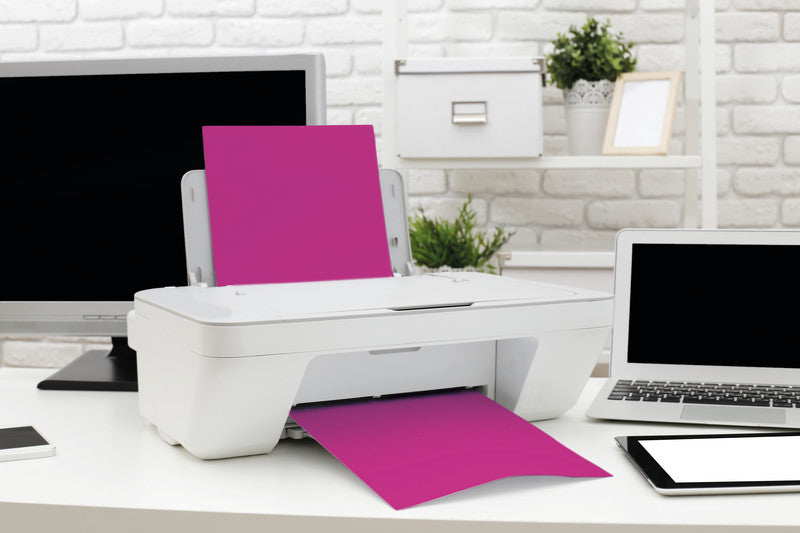 Clairefontaine Kopierpapier – A4, 80 g/m², Neonrosa – für Drucker und Kopierer – FSC, EU Ecolabel – 500 Blatt