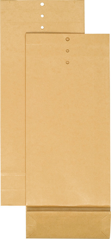 Elco Mustertüte (Klotzboden) – 140 × 345 × 50 mm, Lochung, Braun – 250 Stück