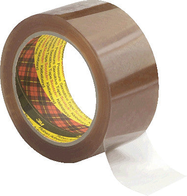 Scotch Verpackungsband PP 3707 – permanent, glatt, Kunststoff, 38 mm × 66 m, transparent, Kern Ø 75 mm