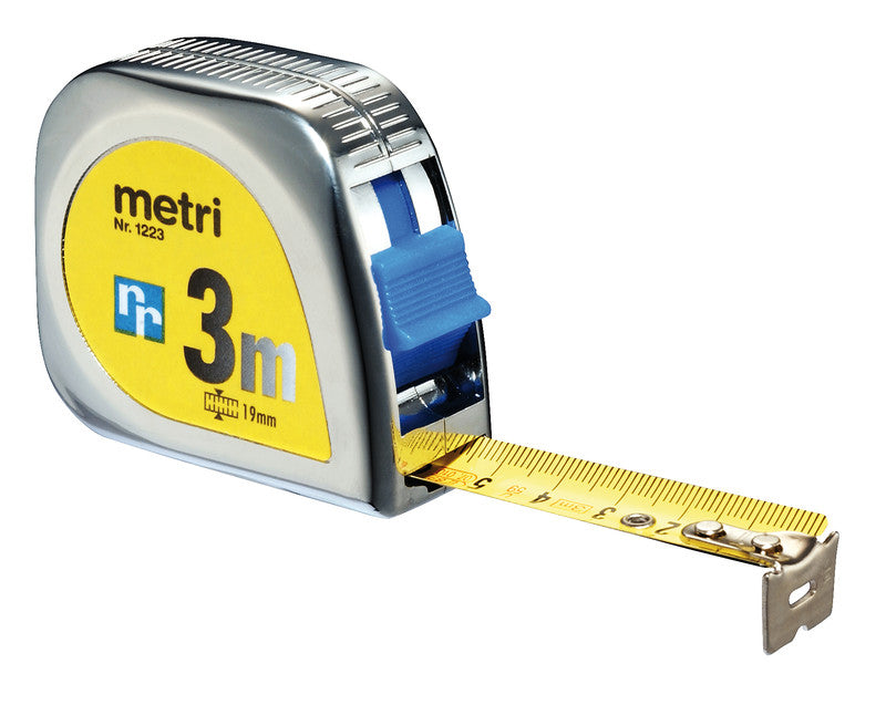 Rieffel Rollmeter, Kunststoff, Silber, Rollmeter metri, 1 Stk.