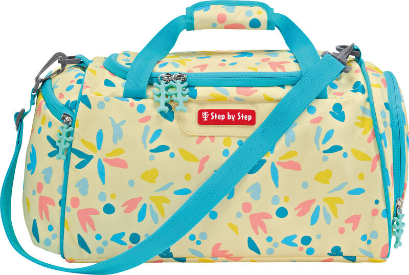 Step by Step Sporttasche SPACE – 13 l, Motiv Cat Lilly, mit Schultergurt, wasserabweisend, 38 × 20 × 23 cm