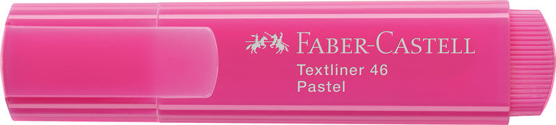 Faber-Castell 46 Pastell Textmarker Farben sortiert Pastell – Keilspitze, 1–5 mm, nachfüllbar