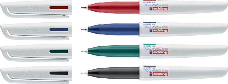 Edding 1700 Vario Fineliner 0,5 mm – blau – nachfüllbar