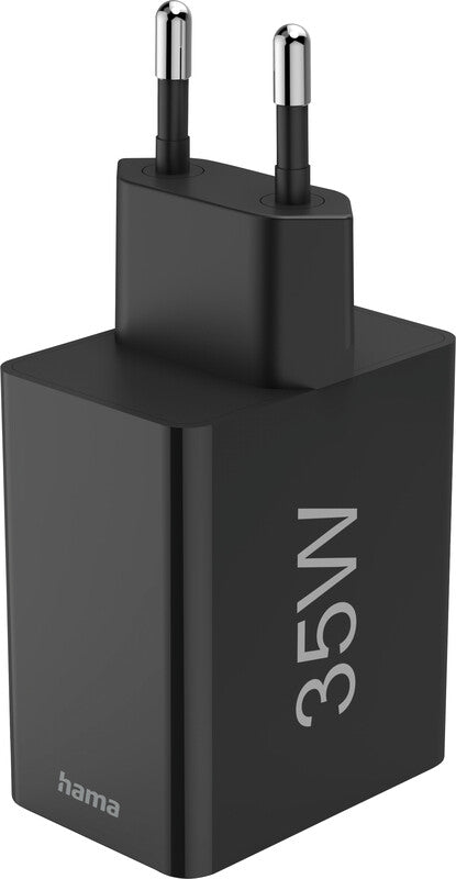Hama 00201990 USB-Ladegerät 35 W – USB-C×1, USB-A×3 – PD 3.0, QC 3.0 – für Smartphones, Tablets u. a.