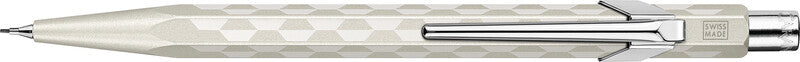 Caran d-Ache 849 Alpine Frost Special Edition Druckbleistift – 0,5 mm – Aluminium – Weiss