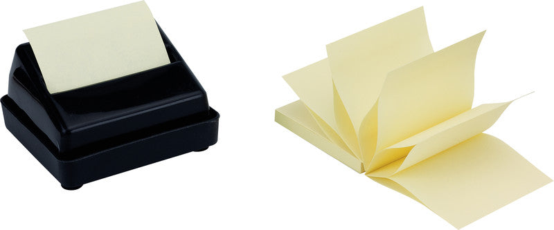 Q-Connect Haftnotizen – 76×76 mm – Gelb, 100 Blatt, Z-Faltung, FSC