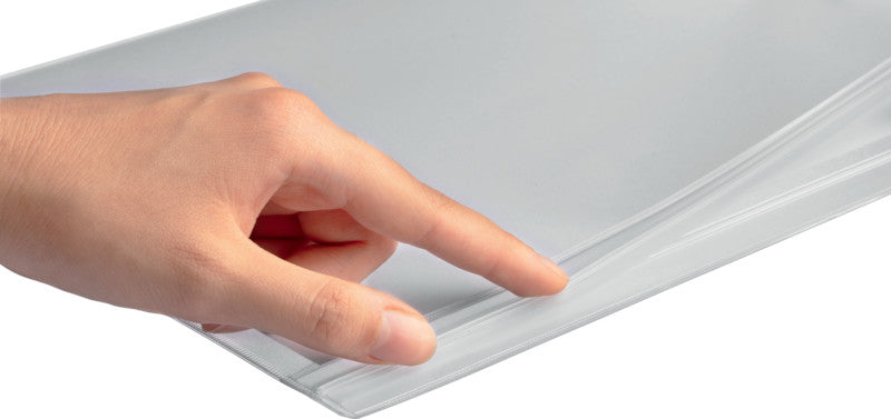 Durable Plakattasche – 210 × 297 mm, transparent, Kunststoff, selbstklebend, wiederablösbar