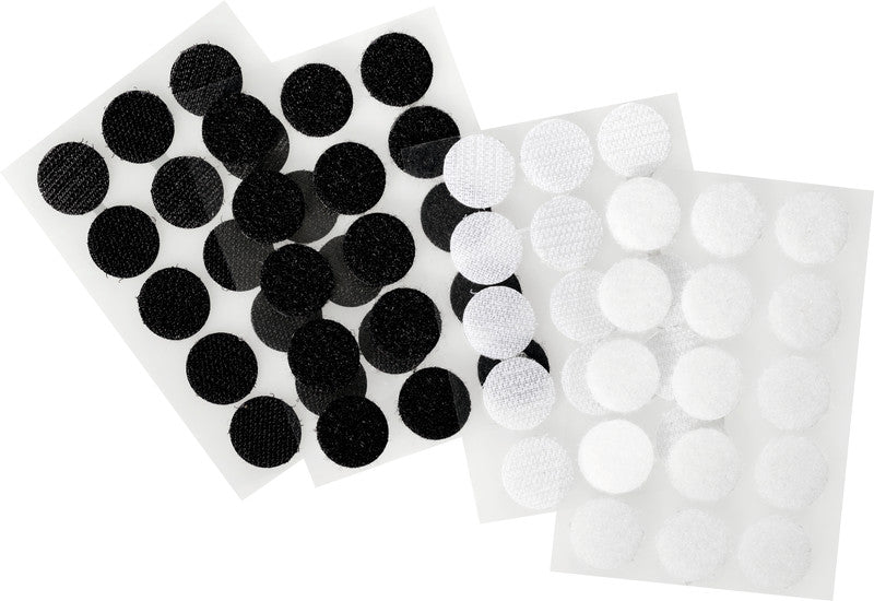 Folia Klettpunkte – Ø 20 mm, farbig sortiert, 30 Stück