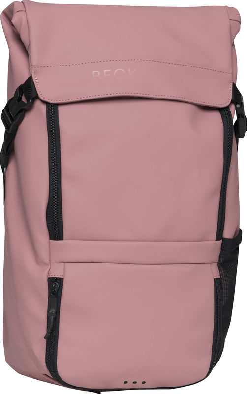 Beckmann Street Light – Notebook-Rucksack – für 16"-Notebook, 22 l, rPET (recyceltes PET), altrosa