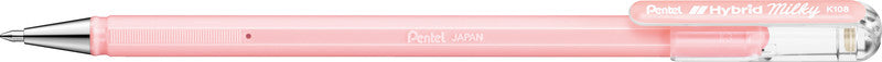 Pentel Gelschreiber – Rosa, 0,4 mm, für dunkles Papier, Kappe
