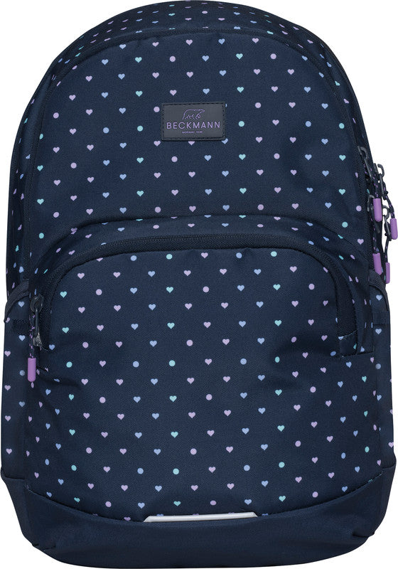 Beckmann Junior Sport Rucksack – Blue Hearts