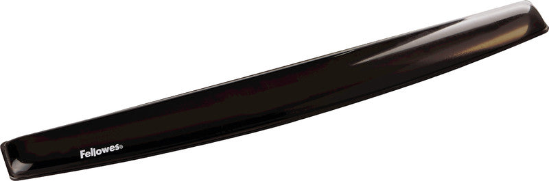 Fellowes Tastatur-Handgelenkauflage – Crystals – für Tastatur – Gel – abwaschbar – 471×58×15 mm – Schwarz