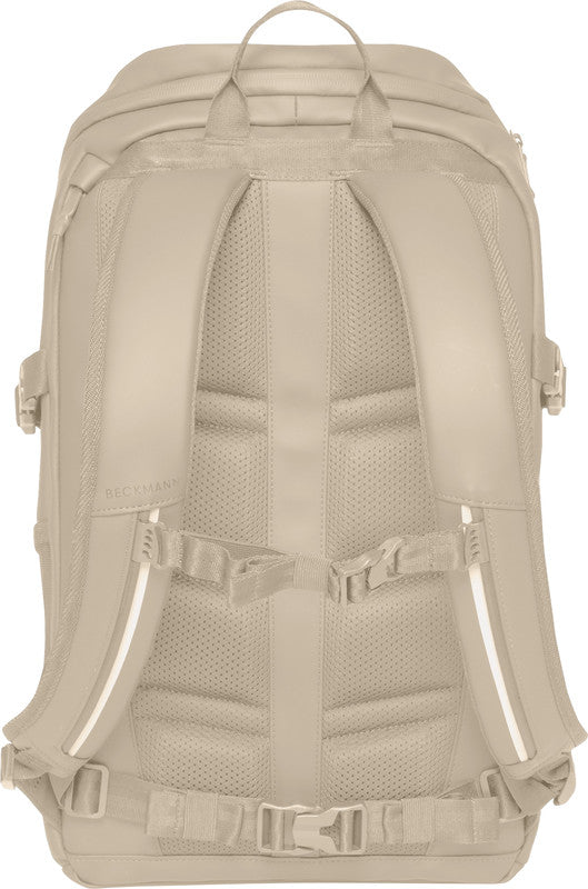 Beckmann Street Go – Notebook-Rucksack – für 16"-Notebook, 26 l, rPET, beige